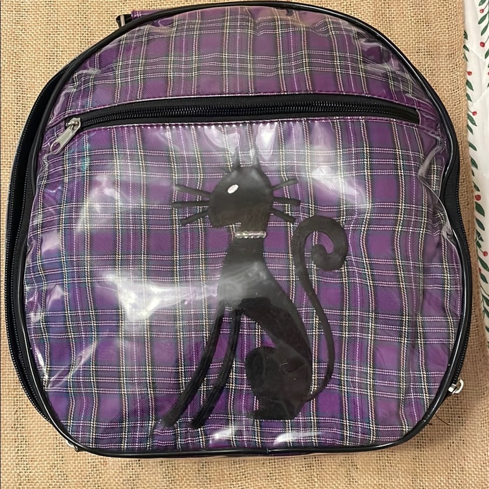 Vintage Cat carry-on bag